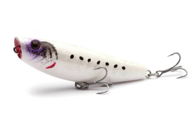 WOBLER SAVAGE GEAR POP WALKER 2.0 - 5,5cm SNOW SARDINE