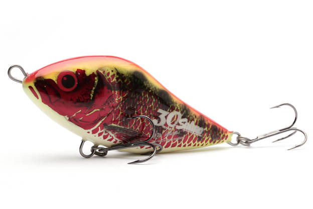 WOBLER SLIDER SINKING 10cm - HOLO RED PERCH - SALMO 