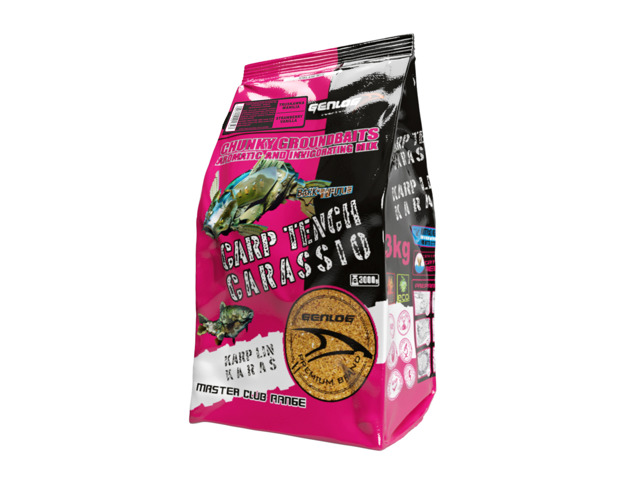 ZANĘTA GENLOG CARP TENCH CARASSIO - TRUSKAWKA/WANILIA 3000g