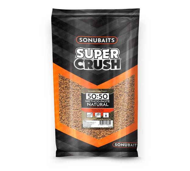 ZANĘTA SONUBAITS SUPER CRUSH 50:50 METHOD PASTE NATURAL 2000g