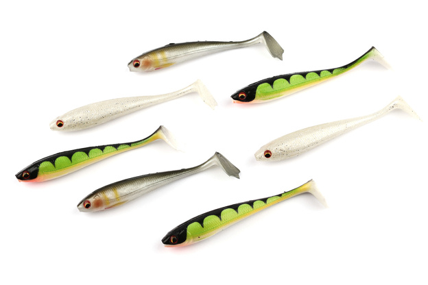 ZESTAW GUM DAIWA PROREX DUCKFIN SHAD - UV NATURE MIX 9cm