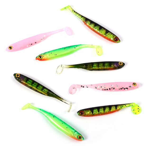 ZESTAW GUM FOX RAGE MICRO TIDDLER FAST UV MIXED 8szt