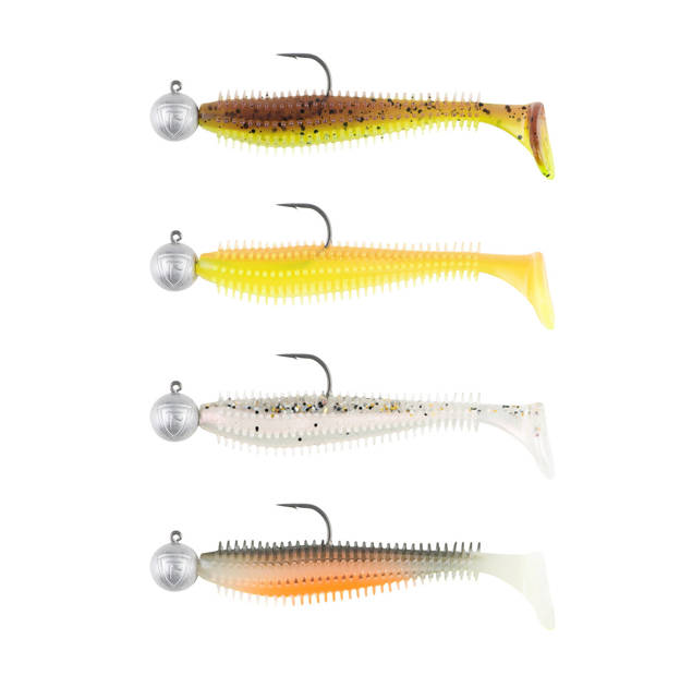 ZESTAW GUM FOX RAGE SPIKEY SHAD UV  12cm/15g