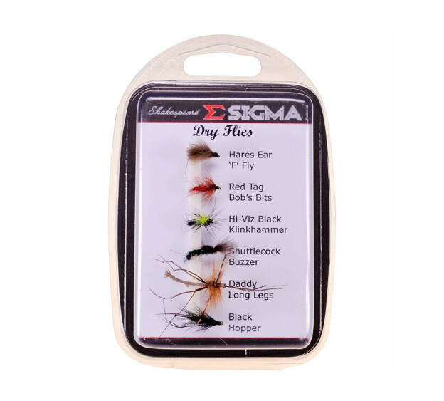 ZESTAW MUCH SHAKESPEARE SIGMA FLY DRY FLIES 7szt