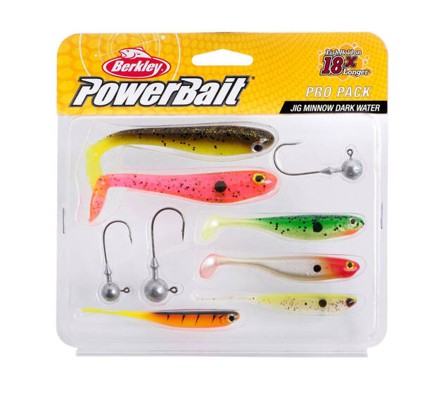 ZESTAW PRZYNĘT BERKLEY JIG MINNOW DARK WATER