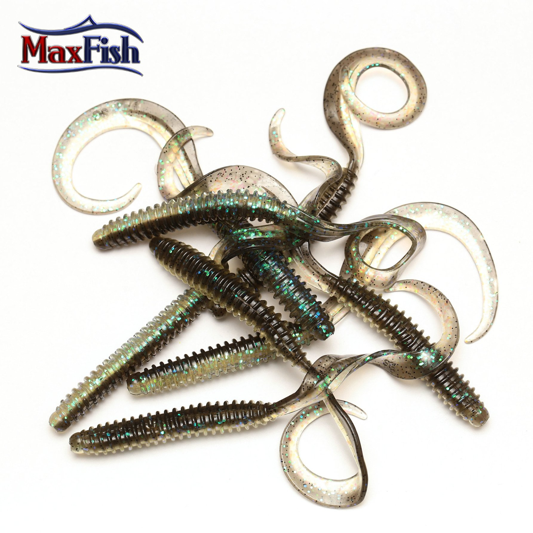 Savage Gear Rib Worm - Blue Glitter 9cm