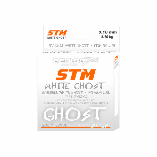 ŻYŁKA GENLOG STM WHITE GHOST 200m