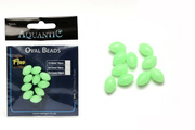 KORALIKI AQUANTIC OVAL LG FLUO 7x10mm/10szt