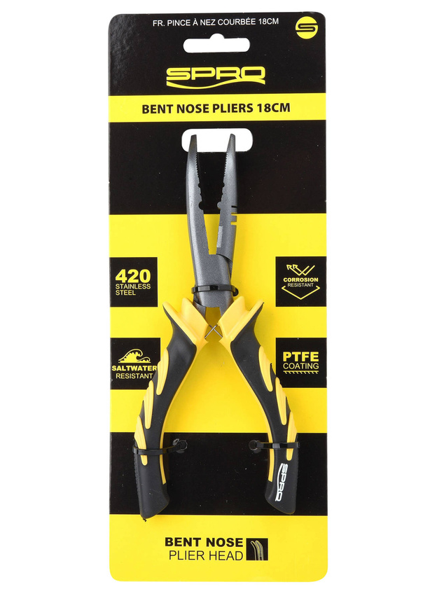 ZAGIĘTE SZCZYPCE SPRO BENT NOSE PLIERS 18cm
