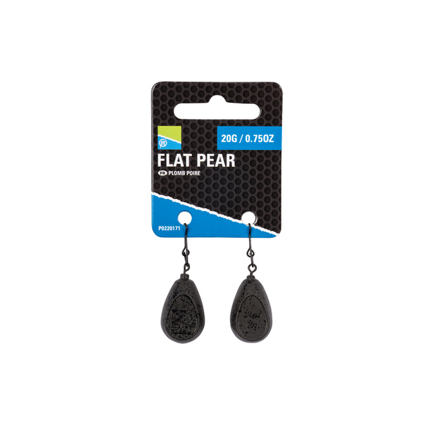 CIĘŻARKI PRESTON FLAT PEAR 20g/2szt