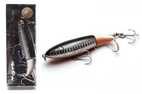 45517 - YORK WOBLER POWIERZCHNIOWY AMBER 9cm - SILVER