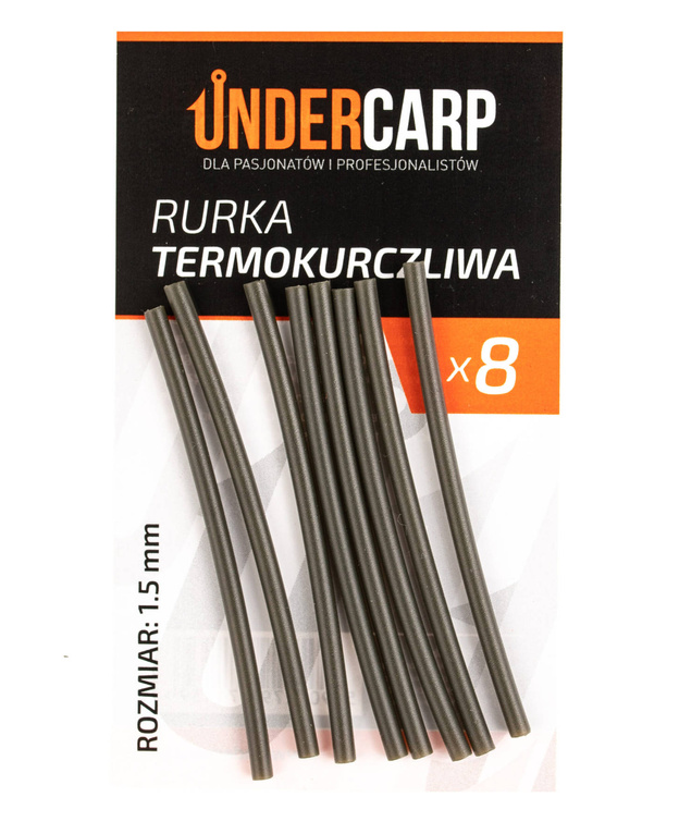 RURKA TERMOKURCZLIWA UNDERCARP ZIELONA 1,5mm