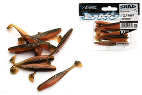 GUMY QUANTUM 4STREET B-ASS SHAD - FIRETIGER