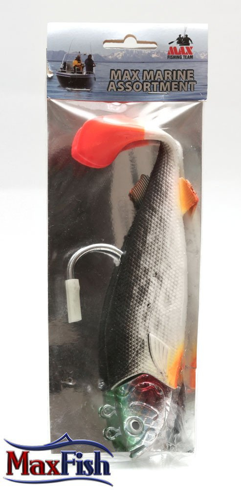 4051500 - MAX GUMA MEGA FISH BIAŁO-CZARNA 500g