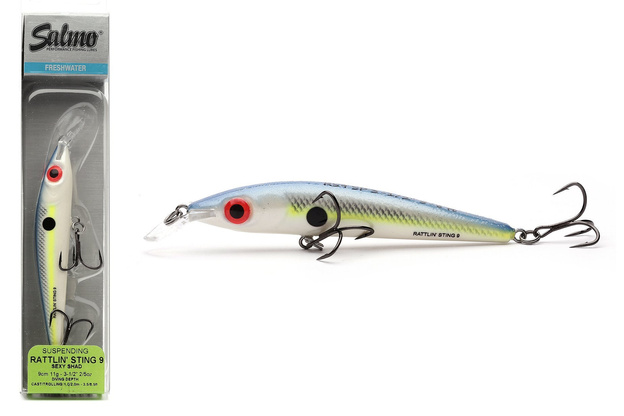 WOBLER SALMO RATTLIN STING SUS 9cm - SEXY SHAD