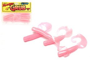 LCHG147 - LUNKER CITY GUMA  HYDROTAIL GRUB BUBBLEGUM 4"/10szt