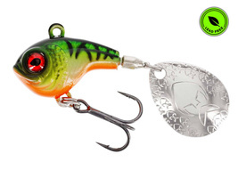 P189-099 - WESTIN WIRUJĄCY OGONEK DROPBITE SPIN TAIL JIG - FIRETIGER