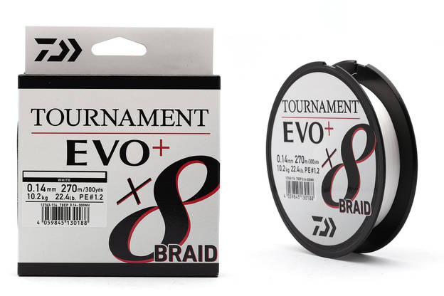 PLECIONKA DAIWA TOURNAMENT X8 BRAID EVO+ 270m