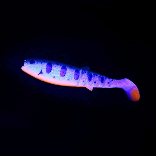 7191 - SAVAGE GEAR GUMA CANNIBAL PADDLETAIL - OLIVE SMOLT UV