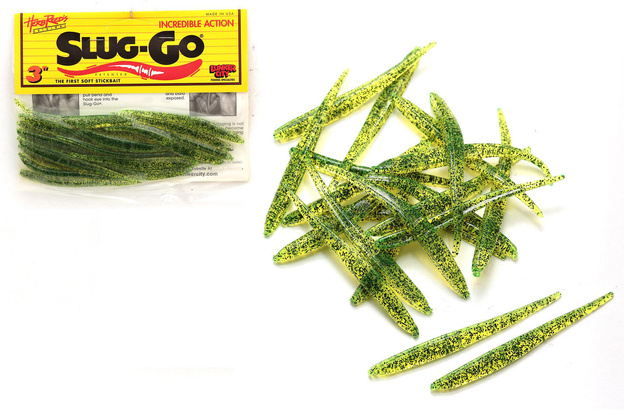 GUMA LUNKER CITY SLUG-GO 3" CHARTREUSE PEPPER -20szt