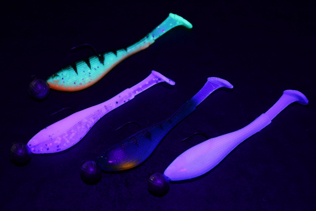 ZESTAW GUM FOX RAGE MINI FRY UV 7cm-5g