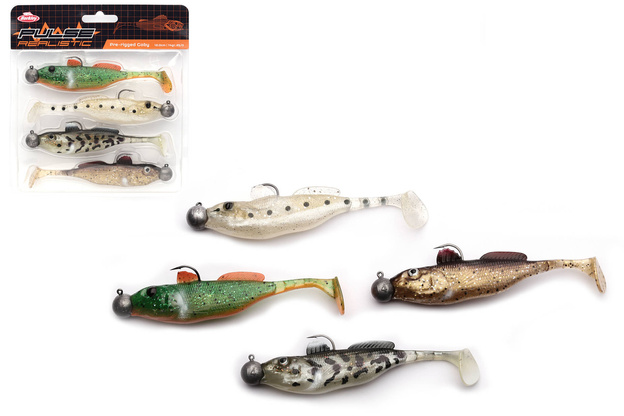 ZESTAW GUM BERKLEY PULSE REALISTIC GOBY 12cm/4szt