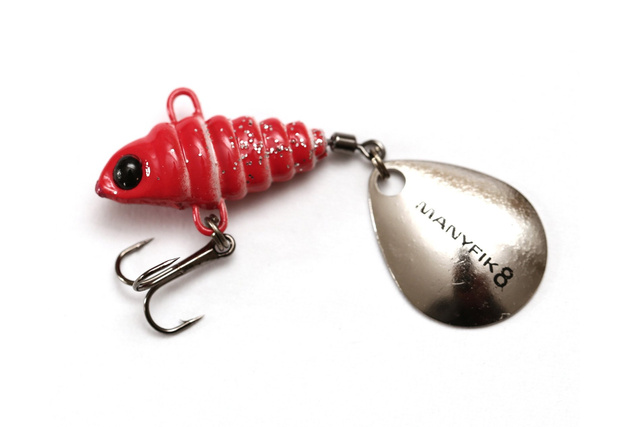 P005 - MANYFIK WIRUJĄCY OGONEK PePe 3D - CZERWONY