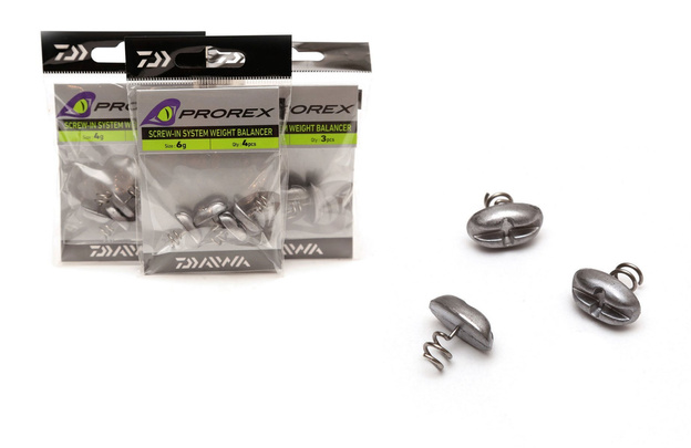 ODWAŻNIKI DAIWA PROREX SCREW-IN 12,0g/3szt