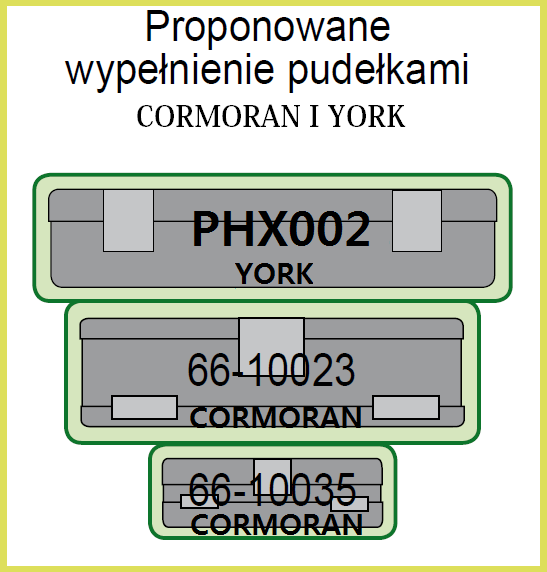 PAS SPINNINGOWY CORMORAN
