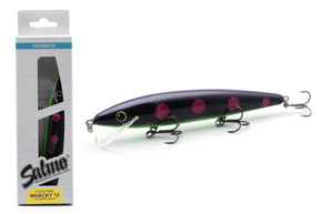 UNIKATOWY WOBLER SALMO WHACKY FLOATING 12cm/14g - BLUEBERRY BEAST