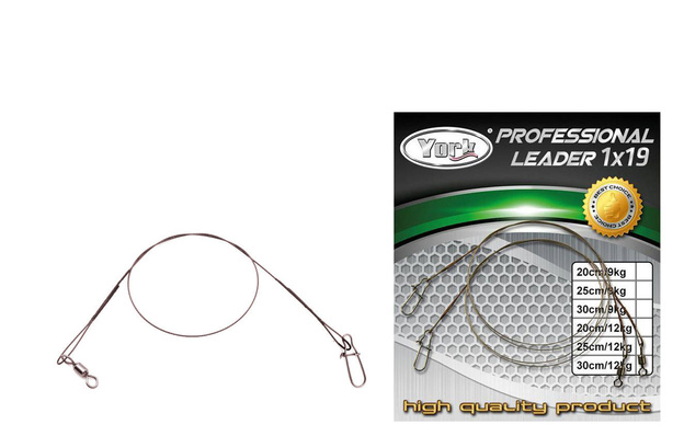 PRZYPON SPINNINGOWY YORK PROFESSIONAL 1x19 12/20cm