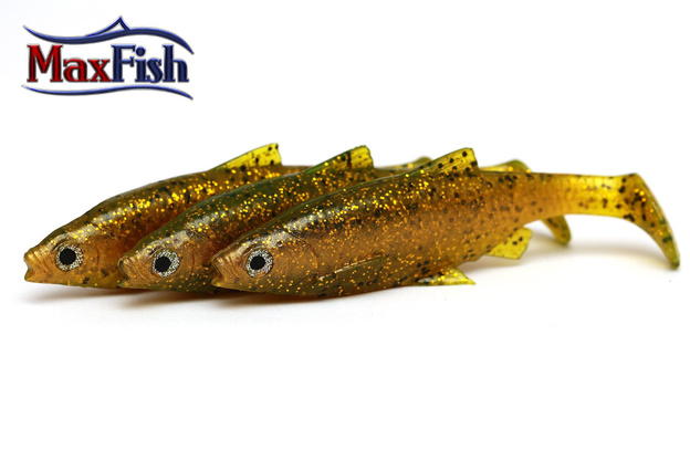 618 - SAVAGE GEAR GUMA 3D ROACH PADDLE TAIL - MUDDY ROACH