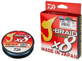 12795-1 - DAIWA PLECIONKA J-BRAID GRAND X8 MULTICOLOR 300m
