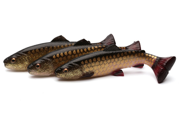 718 - SAVAGE GEAR GUMA 3D CRAFT TROUT PULSETAIL - DIRTY ROACH