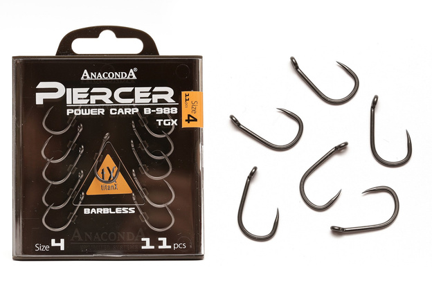 HACZYKI KARPIOWE ANACONDA PIERCER POWER CARP B-988 TGX/BZ