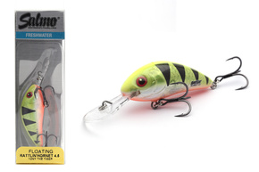UNIKATOWY WOBLER SALMO RATTLIN HORNET F 4,5cm - TONY THE TIGER