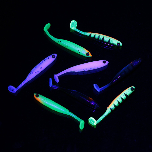 ZESTAW GUM FOX RAGE MICRO TIDDLER FAST UV MIXED 8szt