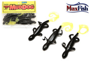 LCMD74 - LUNKER CITY GUMA MUD DOG BLACK CHART