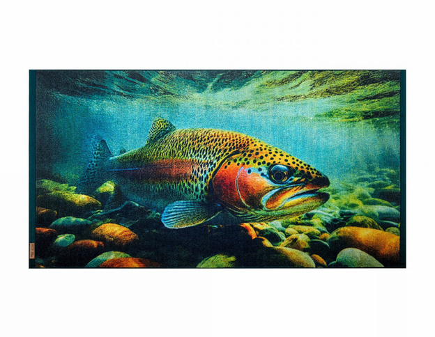 RĘCZNIK DRUKOWANY ZWOLTEX PSTRĄG GOTS 50x100cm