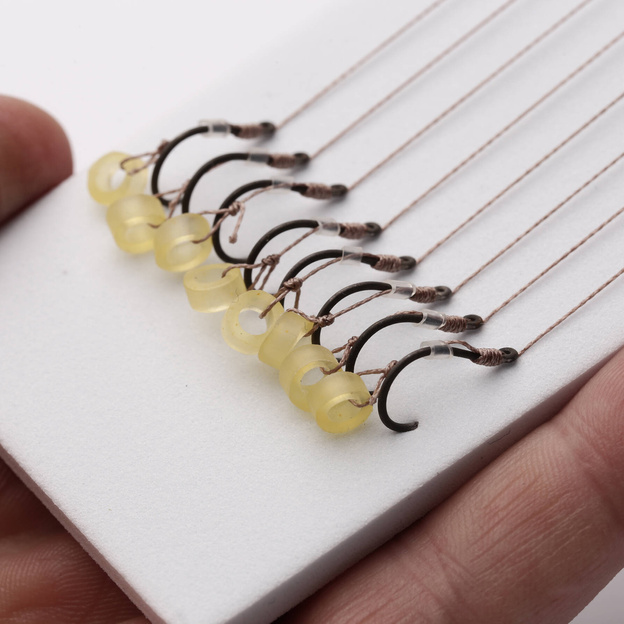 PRZYPONY MIKADO METHOD FEEDER RIG Z GUMKĄ B 10cm/8