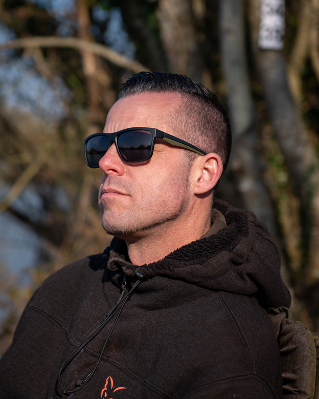 OKULARY POLARYZACYJNE FOX COLLECTION GREEN BLACK SHADES