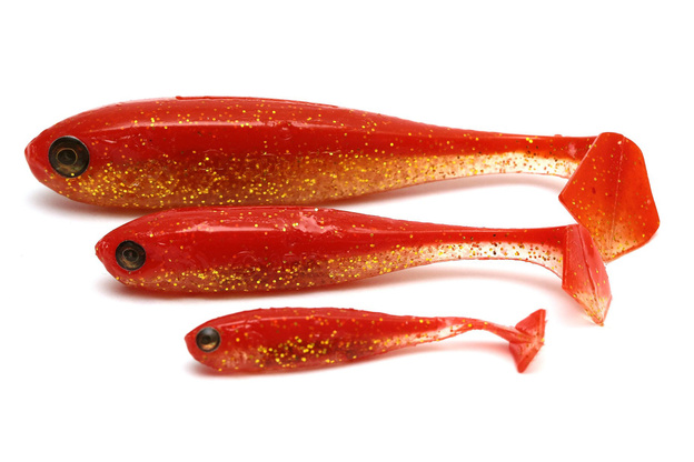 GUMA ADUSTA PENTA SHAD - RED GOLDEN SHAD