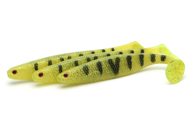 GUMA WESTIN SHAD TEEZ SLIM - YELLOW DANGER UV