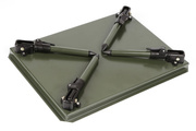 STOLIK ALUMINIOWY YORK ZIELONY 38x28cm