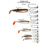 7153 - SAVAGE GEAR GUMA CANNIBAL BURBOT FIRETIGER