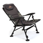 FOTEL WĘDKARSKI Z REGULACJĄ OPARCIA SAKANA CAMO 2