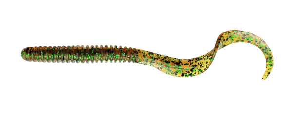 GUMY SAVAGE GEAR  RIB WORM 9cm - GREEN PUMPKIN