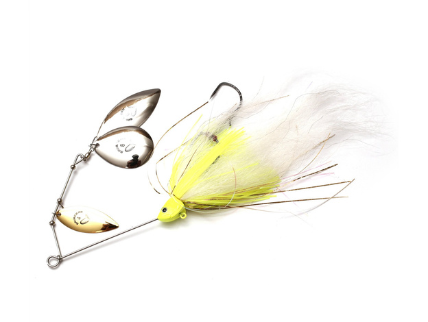 SPINNERBAIT SAVAGE GEAR DA MEGA BUSH - WHITE CHARTREUSE