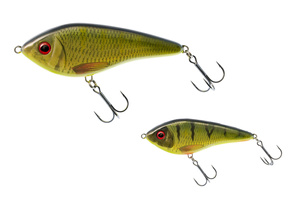 JERK WESTIN THERMOCHROMIC SWIM GLIDEBAIT SS 12cm/53g - TC ROACH/PERCH