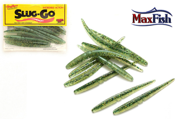 LCSG457 - LUNKER CITY GUMA SLUG-GO 4,5" MELON PEPPER SHNR -10szt